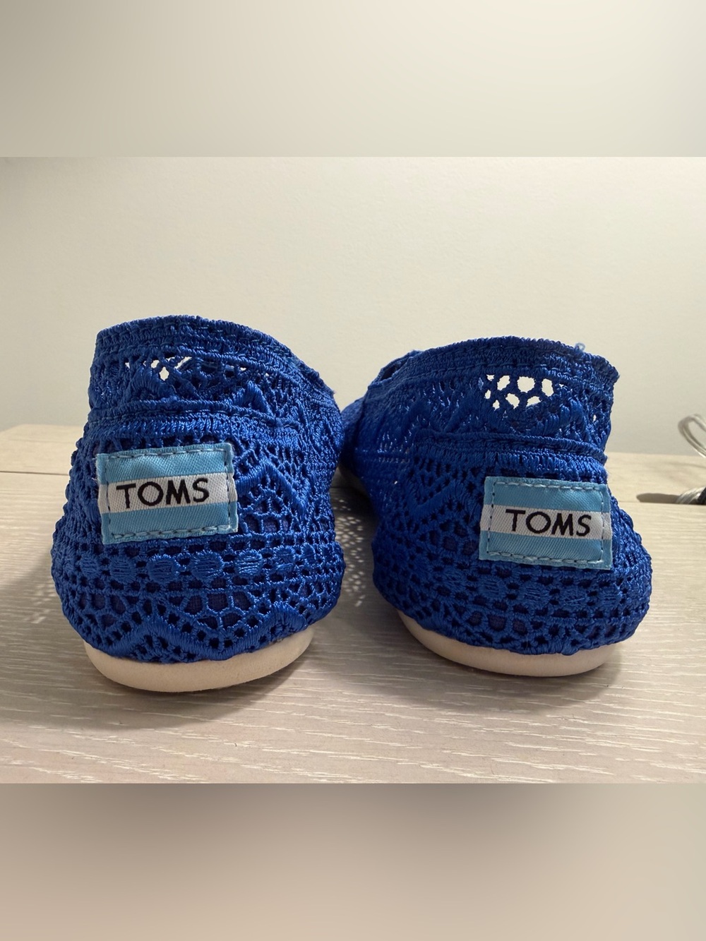 *EUC* TOMS Women’s Alpargata Moroccan Crochet Slip On Shoes - Picture 4 of 7